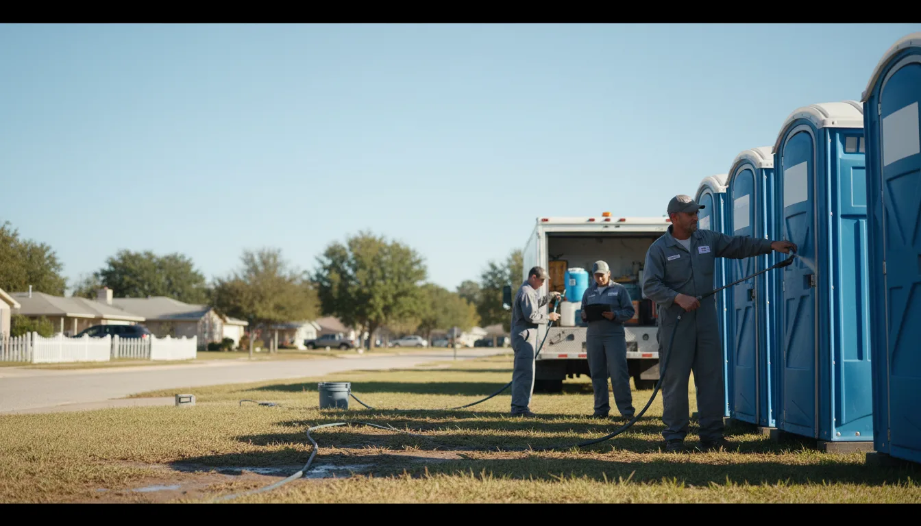 Long-Term Portable Toilet Rental in Muldrow, OK near me